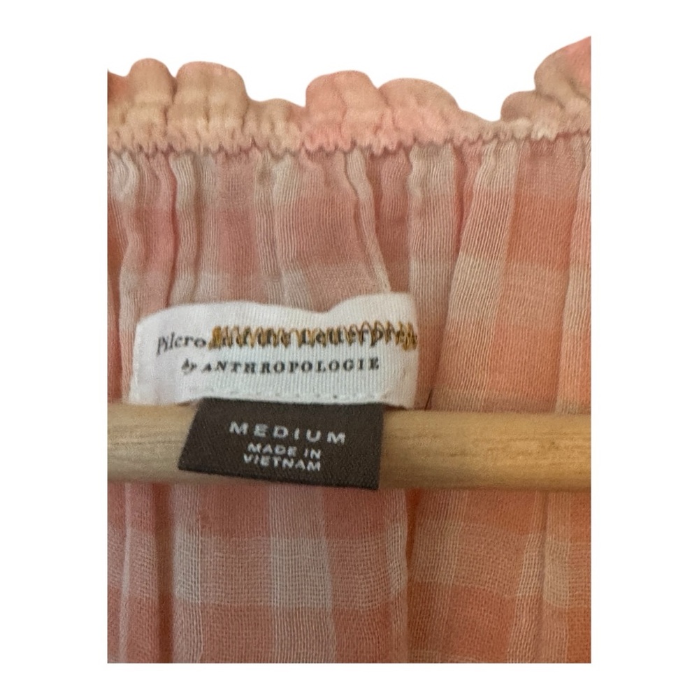 Anthropologie Pilcro Bette Babydoll Cotton Blouse Size Medium - Picture 6 of 6